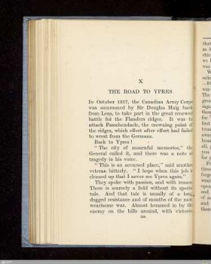 X. The road to Ypres