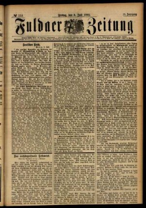Ausgabe vom Freitag, den 08. Juli 1892.