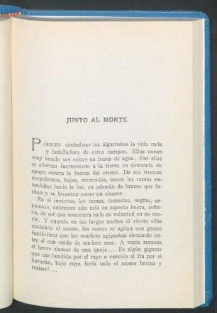 Junto al monte