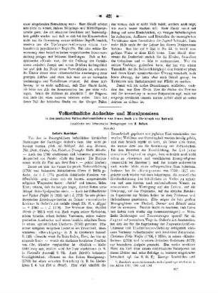 Volkstümliche Andachts- und Moralpoesieen : (Schluss)