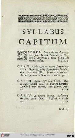 Syllabus capitum
