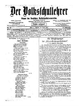 Die Pfingsttagungen der "Lehrer-Großorganisationen" : II.