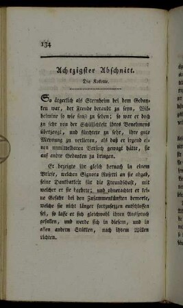 Achtzigster Abschnitt. Die Kokette