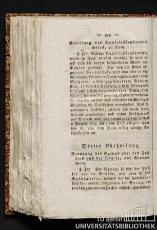 Veredlung des Runkelrübenbranntweins, zu Rum.