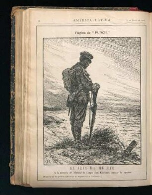 Página de "Punch." : El jefe ha muerto.