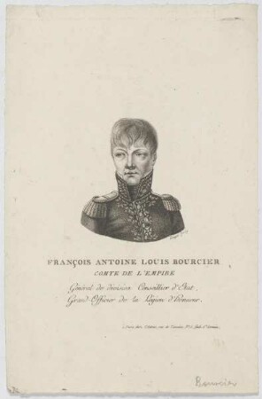 Bildnis des François Antoine Louis Bourcier