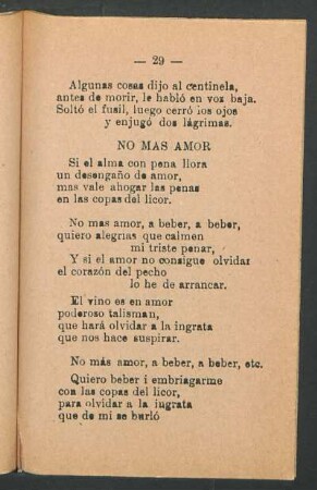 No mas amor