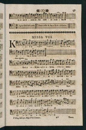 57-63, Missa VIII.