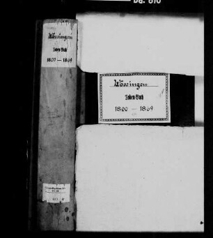 Wössingen, evangelische Gemeinde: Sterbebuch 1800-1869