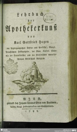 Lehrbuch der Apothekerkunst