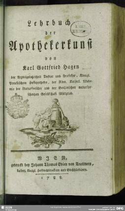 Lehrbuch der Apothekerkunst