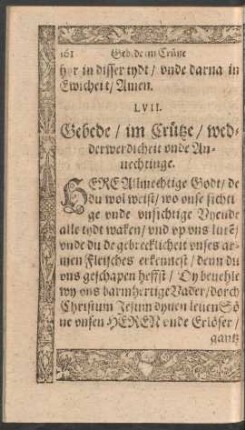 Gebede/ im Crütze ...