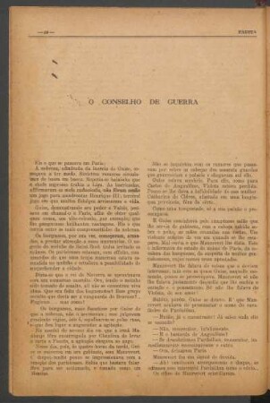 O conselho de guerra
