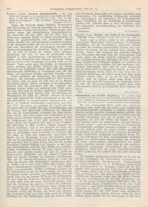314-315 [Rezension] 937 - 1192