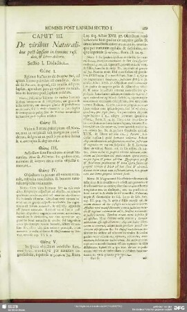 Caput III. De viribus Naturalibus post lapsu in homine residuis, & Libero Arbitrio