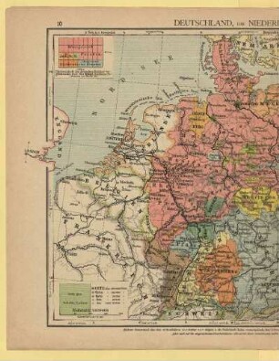 Deutschland, die Niederlande und Belgien, politisch, Thüringische Staaten