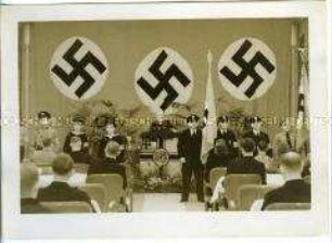 Nationalsozialisten an Bord des Hochseepassagierdampfers "Bremen"/ "Columbus"
