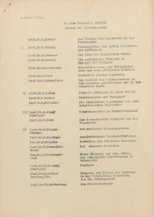 Zweites Trimester 1957/58
