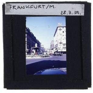 Frankfurt am Main, Kaiserplatzbrunnen,Frankfurt am Main, Kaiserplatz