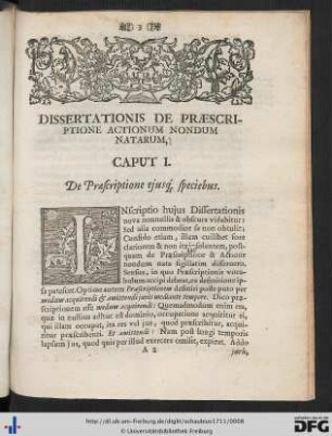 Dissertatio De Praescriptione Actionum Nondum Natarum.