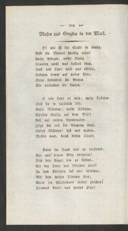 Musen und Grazien in der Mark.