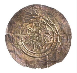 Münze, Brakteat, Pfennig, um 1190/1200