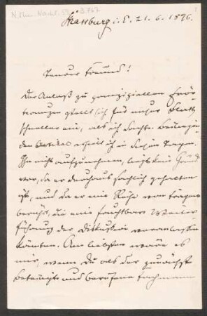 Brief an Heinrich von Herzogenberg : 21.06.1896