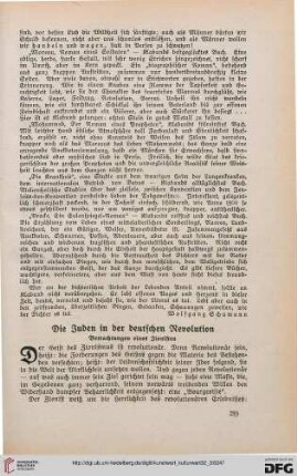 32: Die Juden in der deutschen Revolution : Betrachtungen eines Zionisten