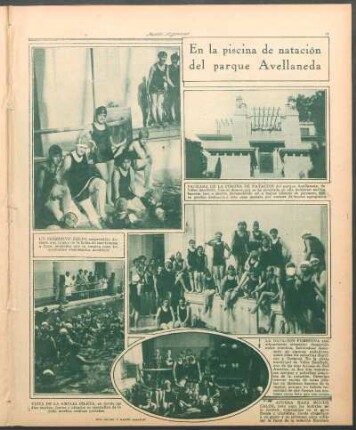 En la piscina de natación del parque Avellaneda [Fotografías]