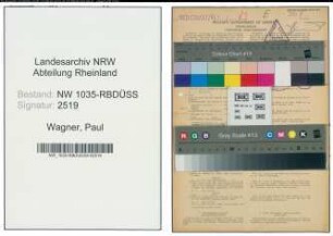 Entnazifizierung Paul Wagner , geb. 13.05.1900 (Schlosser)