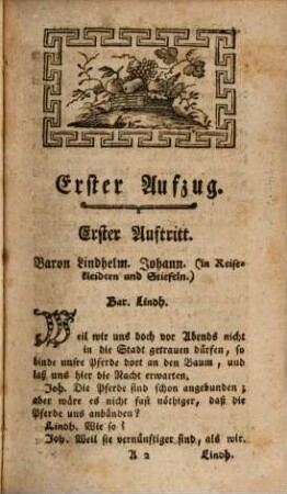 Verwirrung über Verwirrung : ein Lustspiel in drey Aufzügen