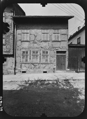 Schmalkalden, Pfaffengasse 15. Wohnhaus. Straßenfront