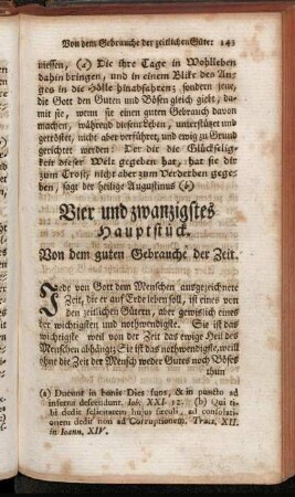 Vier und zwanzigstes Hauptstück. Von dem guten Gebrauche der Zeit - Fünf und zwanzigstes Hauptstück. Von dem guten Gebrauche der Zunge