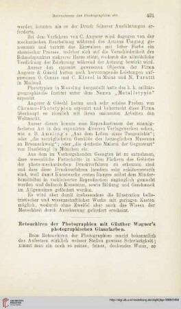Retouchiren der Photographien mit Günther Wagner's photographischen Glanzfarben
