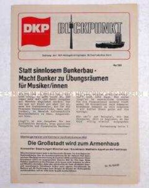 Zeitung der DKP-Wohngebietsgruppe München-Milbertshofen u.a. zur Europa-Wahl