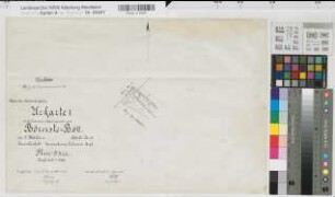 Dülmen (Dülmen), Zusammenlegung Börnste, Urkarte 1 Dülmen Flur 9,1
