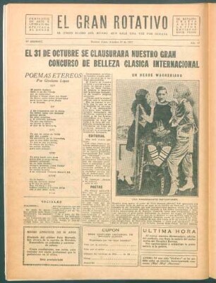 El gran rotativo : El único diário del mundo que sale una vez por semana