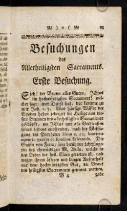 23-42, Besuchung 1 bis 5.