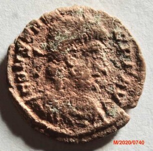Römische Münze, Nominal Follis, Prägeherr Constans, Prägeort nicht bestimmbar, Original