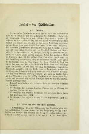 Geschichte des Mittelalters