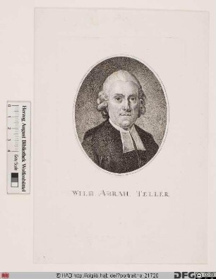 Bildnis Wilhelm Abraham Teller