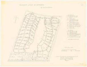 Friedhof Stolp: Be- und Entwässerungsplan 1:1000