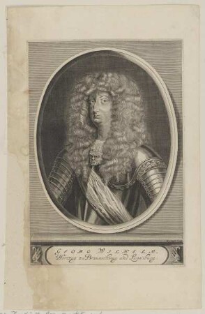 Bildnis des Georg Wilhelm, Herzog von Braunschweig-Lüneburg