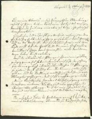 Brief von Albrecht Wilhelm Roth an Friedrich Julius Voigt