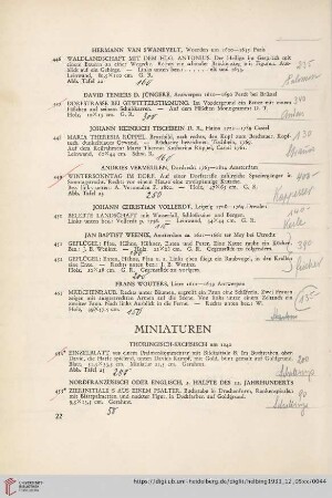 Miniaturen (Nr. 454-468)