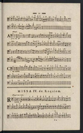 11-15, Missa IV de Requiem