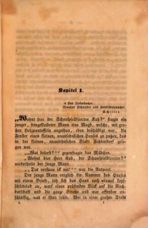 Bilder aus dem Schauspielerleben : Mitgetheilt von Roderich Benedix, I