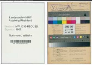 Entnazifizierung Wilhelm Nockmann , geb. 08.08.1902 (Bergmann)