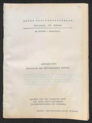 1937/38: Jahresbericht ... - 1937/38