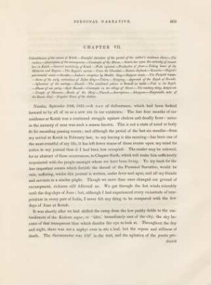 Chapter VII. Unhealthiness of the season at Kotah. - ...